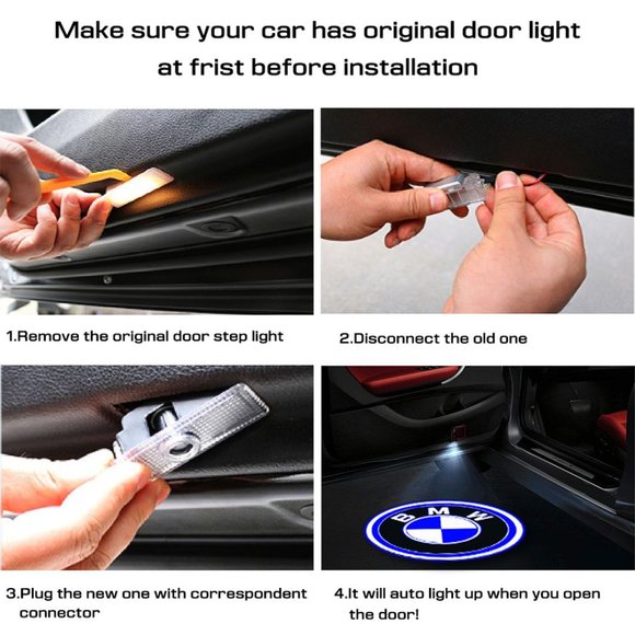 BMW Logo Ghost Shadow Light LED Laser Projectors - Picture 5 of 7